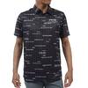 Short Sleeve Polo Shirt Quick UV Golf S [Pin Apparel] Men's (Sweat Absorbent, Drying, Protection) / / 621-4160305 010_Black