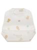 Gelato Pique Baby Cereal Bear Mealtime Bib (PBGG244689) - White/White