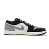 Jordan Air Jordan 1 Mist Gray Smile Low top Vintage Basketball Shoes Unisex Black Gray II3788-003(Team1715-Smile)