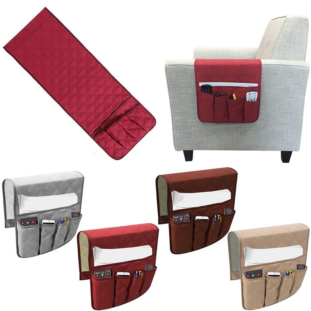 & Living Remote Control Bedside Storage Organizer Storage Pockets Hanging Bags Sofa Storage Bag