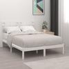 VidaXL Bed Frames White Solid Wood 120x190 Cm Small Double 3104189