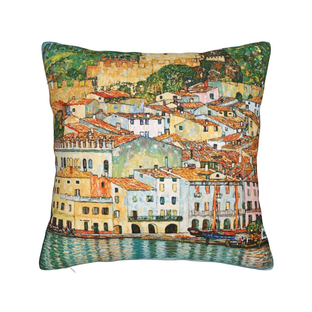 Густав Климт Русалки Картина Квадратные Наволочки Сиденье Импрессионизм Чехол для Подушки Домашний Декор Наволочка