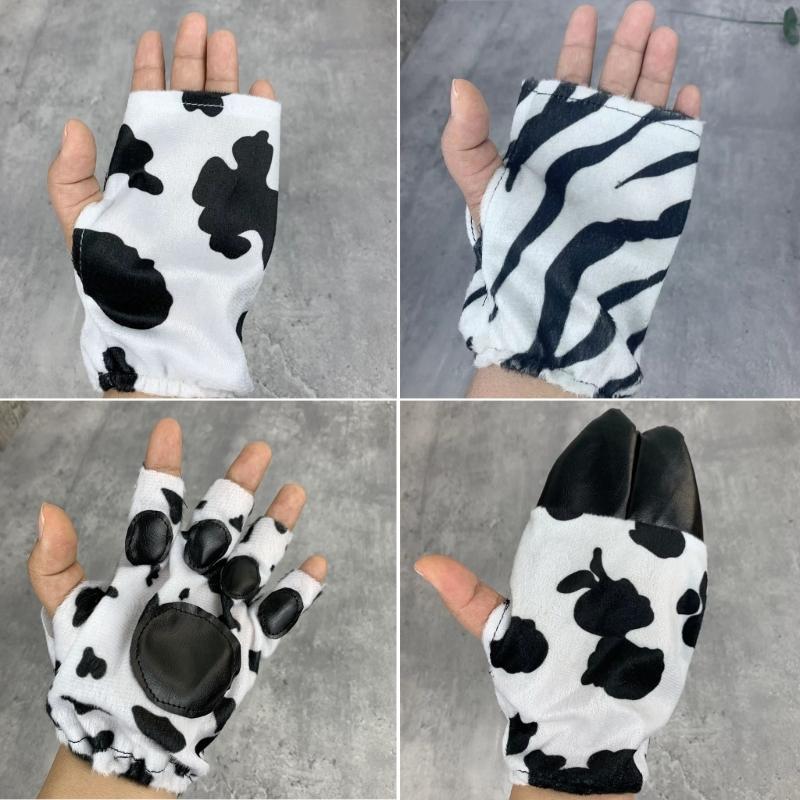 Костюм Олень/Слон/Гепард/Медведь/Собака/Леопард Набор Ушные Повязки Хвосты Банты Хэллоуин Рождество Животные Косплей Костюм