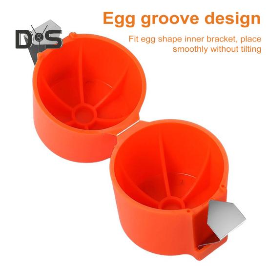 3 шт. Яйцерезка, нож для яиц, портативный яичный раскалыватель, инструмент для разбивания яиц, кухонные гаджеты для кемпинга, разделитель яиц