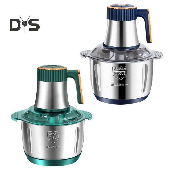 5L электрическая мясорубка мясорубка большой емкости регулируемая скорость многоцелевой измельчитель овощей и мяса кухонный комбайн