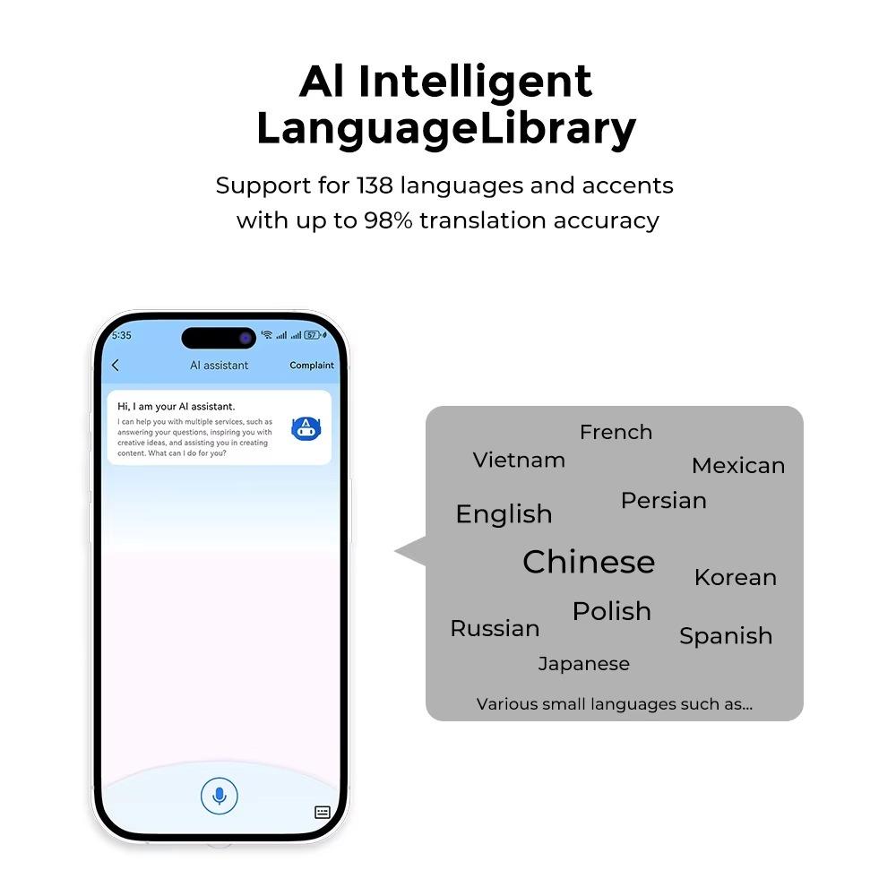 Translation Bluetooth Glasses Earphones AI Real Time Sunglasses for Driving Cycling