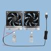 3600RPM High Speed 5V Computer Cooling Fan Adjustable Angle Design For PC Gaming Rigs Router Heat Dissipation
