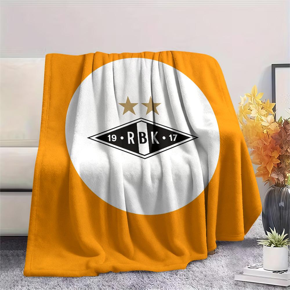 Rosendahl BK Print Flannel Blanket, High quality Comfortable for All Seasons, Home Decor, Warmth and Comfort