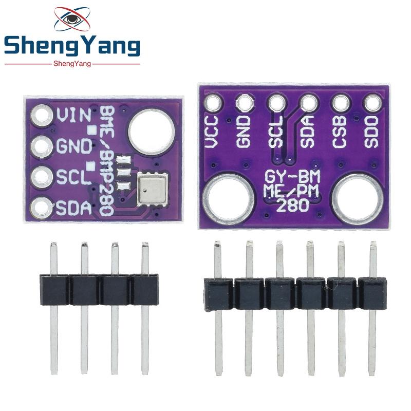 TZT BME280 3.3V 5V Digital Sensors Temperature Humidity Barometric Pressure Sensors Module I2C SPI 1.8-5V BME280 Sensors Module