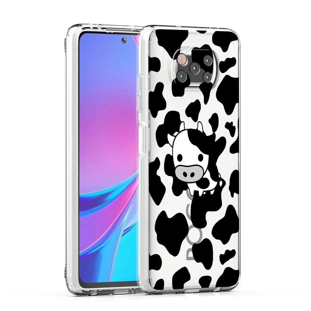 Cute Cow Print Fundas Phone Case For Xiaomi Mi 12T 10 12 Lite 11 Ultra 11X 11T Pro 11i Poco X4 X3 NFC F3 F4 M3 M4 Clear Cover