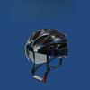 Bicycle Helmet Integrated Magnetic Goggles Cycling Helmet Mountain Bike Riding Hard Hat Tail Light