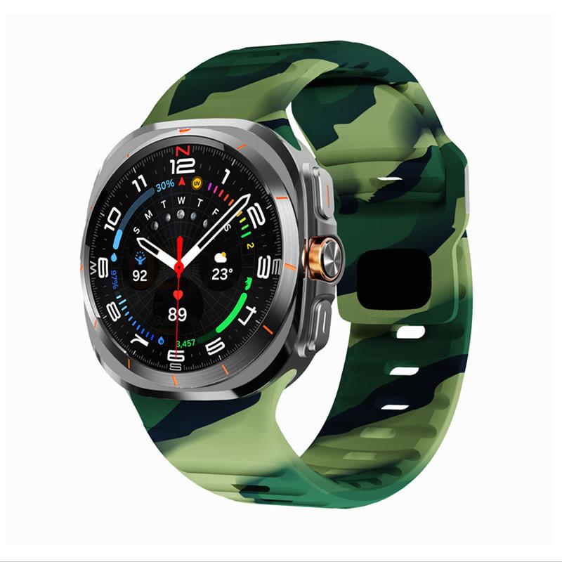 For Samsung Galaxy Watch 7 Ultra Strap 47mm Accessories Correa Sport Silicone Bracelet For Samsung Galaxy Watch Ultra Band 47 Mm