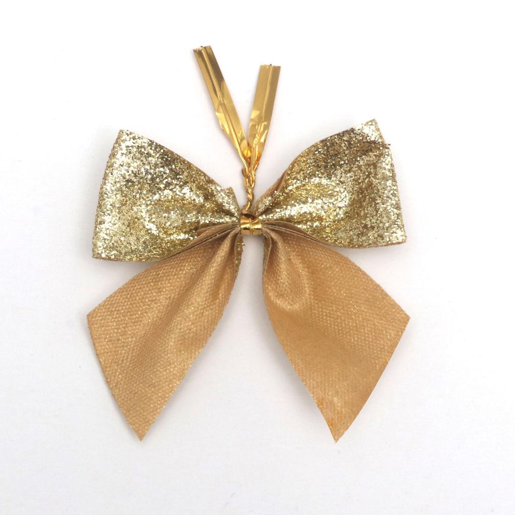 10 шт. Специальный розовый глиттерный шелковый рождественский шар-украшение, аксессуары, бант, подарочная коробка для вечеринки, венок, фестиваль