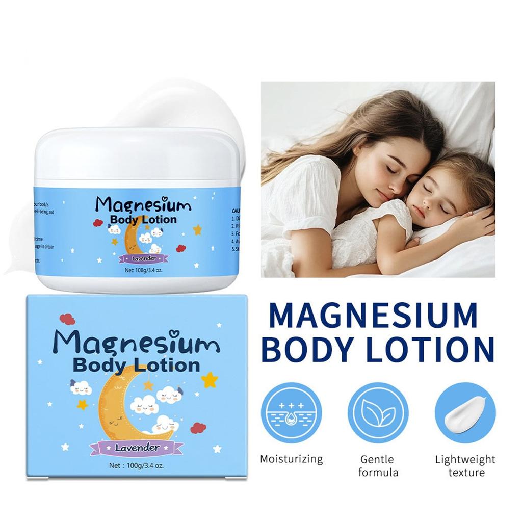 Magnesium Lotion For Kids Sleep & Calm: Topical Magnesium Cream Supports Children Bedtime & Night Calming - Free Of Melatonin,Lavender