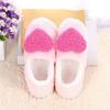 Плюшевые домашние тапочки, женские хлопковые теплые мягкие домашние туфли, зимняя милая форма любви