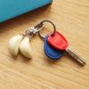 Unique Simulation Garlic Keychain Simulated Food Pendant Simulated Food Cart Key Chain  Student