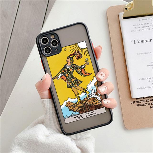 Модный чехол с пейзажной живописью для iPhone 11 Pro Max XS Max XR X 13 12 Mini 7 8 Plus SE2020, матовый бампер, противоударный прозрачный чехол