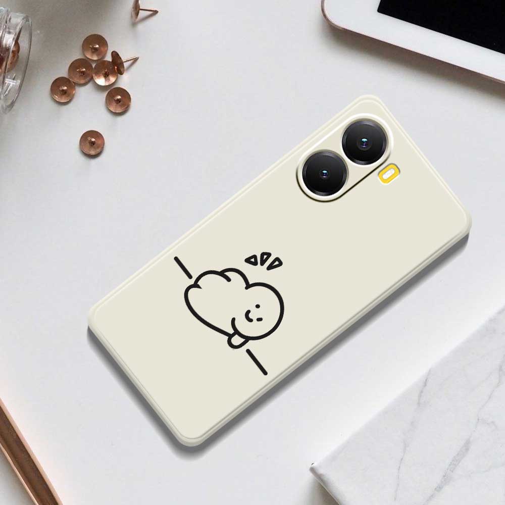 For Xiaomi Redmi Turbo 4 5G/Poco X7 Pro 5G Case Stick Figure Pattern Printing Straight Edge TPU Phone Back Cover