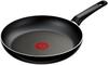 Tefal Frying For Gas Fire Free of Harmful Substances Such As Titanium Intense Frying Black D53004 Pan, 24cm, Only, PFOA, Non-stick, Long-lasting "Hard