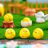 Cute Eggshell Chick Cute Particle DecorationBlind Bag Accessory Car Small Figurine