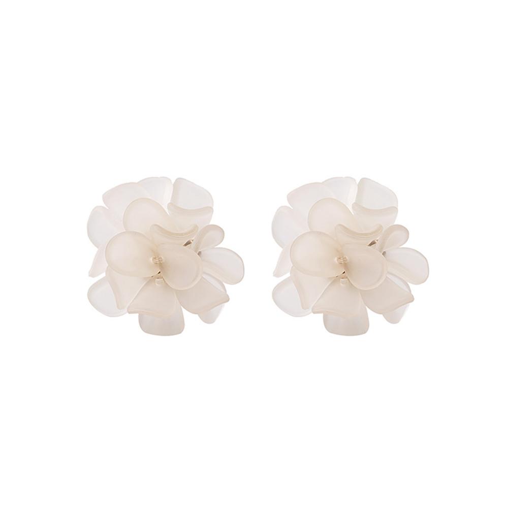 Summer Resin Women Korean Sweet Stud Earrings Flower Earrings Women Jewelry Acrylic Flower