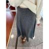 Women's Soft & Thick Knitted Skirt - New 2024 Autumn/Winter Korean Slim Fit