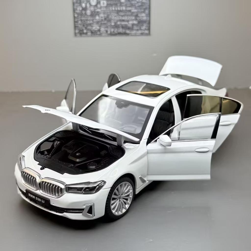 1/18 BMW 5 Серии 530i 530LI Сплавная Модель Автомобиля Металлическая Литая Роскошные Транспортные Средства Модель Автомобиля Высокая Симуляция Коллекция Детская Игрушка Подарок
