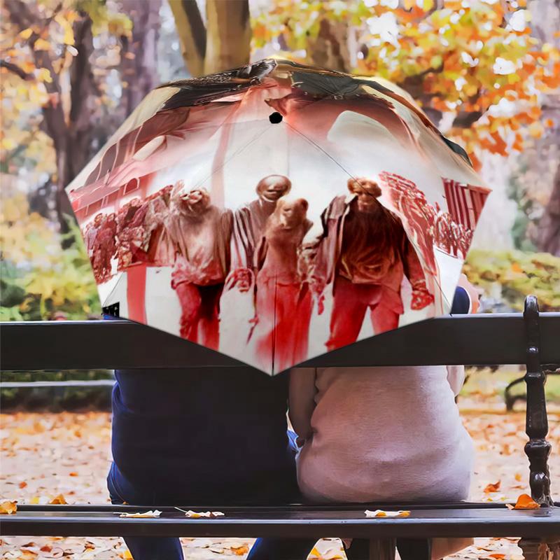 Survival Struggle Post-Apocalyptic World Folding umbrella Suitable for all seasons Portable outdoor Umbrella travel