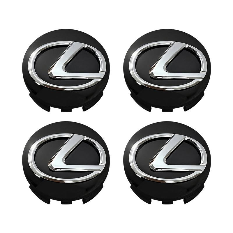 4Pcs Car Wheel Center Hub Cap Rim Cover Waterproof For Lexus IS250 IS200 CT200h GS300 LS430 RX450h LX570 IS300 ES RX LS