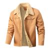 Autumn And Winter Casual Youth Pocket SingleBreasted Lapel Cotton Men'S Jacket Fleece Thickened Coat
