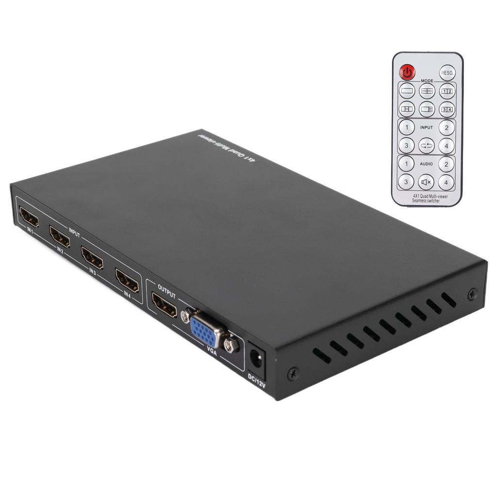 AIMOS Multi Viewer Высокое разрешение Мультимедиа 4 в 2 выхода VGA Сплиттер
