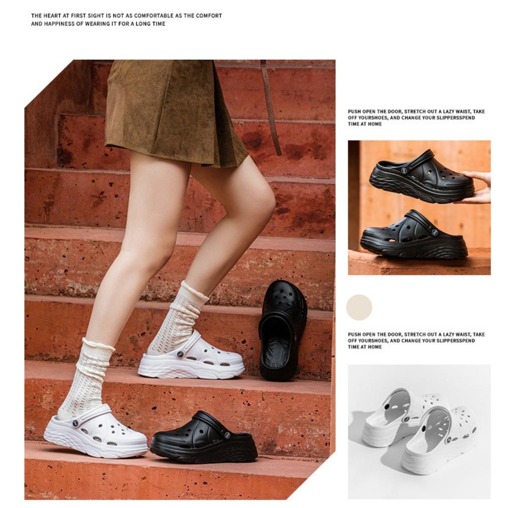 Women's Summer Slippers, Indoor Bathroom, Wear-resistant Couple, Outdoor, Perforated Shoes, Beach Shoes