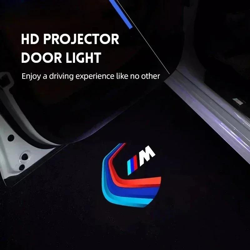 HBSA8 Автомобильная наклейка Новая 2025 2/4 шт. Группа BMW Дверной светодиодный проектор Лампа приветствия BMW 1 серии F40/3 серии G20 G21/8 серии G29Z4/M4 MG02 M G