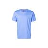 Polo Solid Color Logo Embroidered Short Sleeve T-Shirt Men Tops Blue 710671426-068