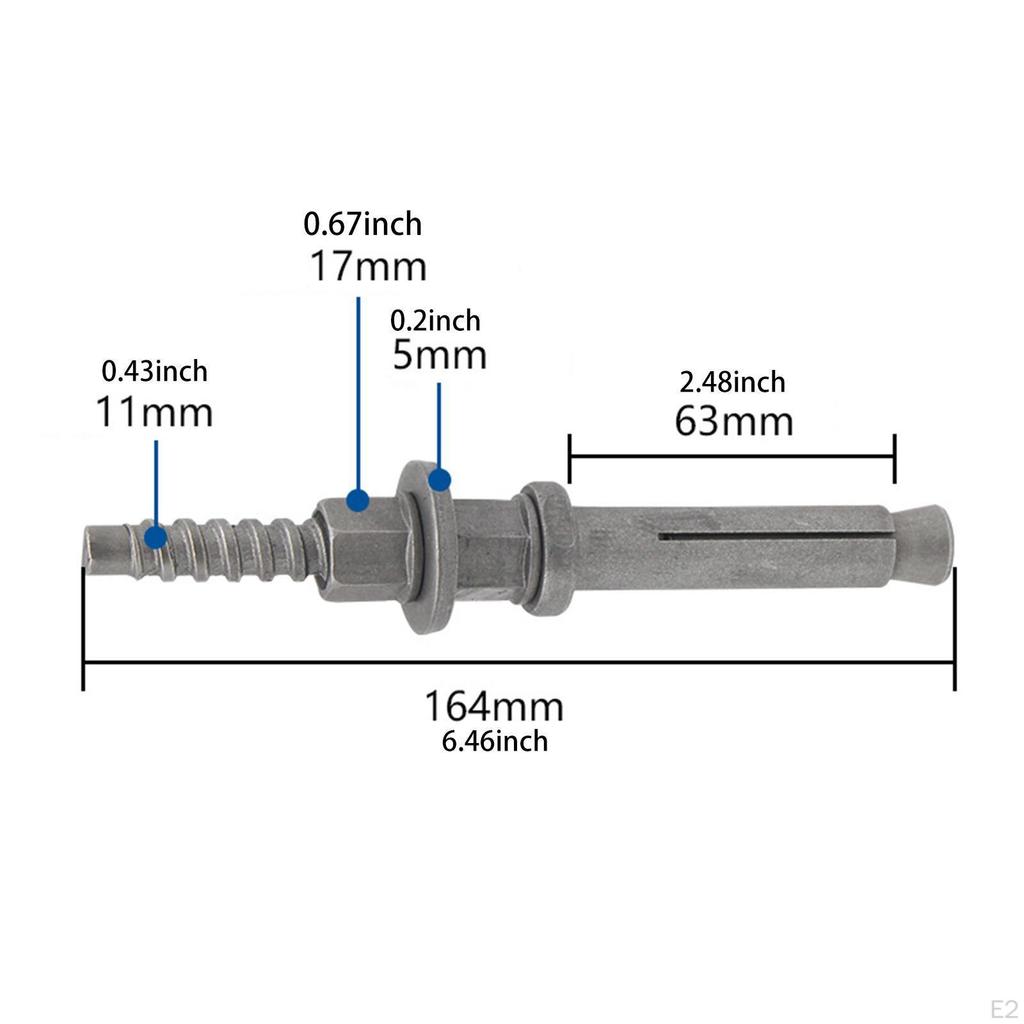 Адаптер для анкерных болтов с расширением Профессиональная замена деталей Съемный винт для водяного сверла для крепления