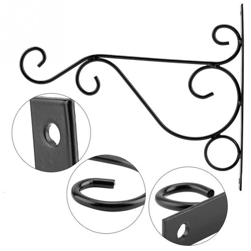 1 шт. железная настенная вешалка для цветов, крючок, кронштейн, вешалка, художественный держатель для растений