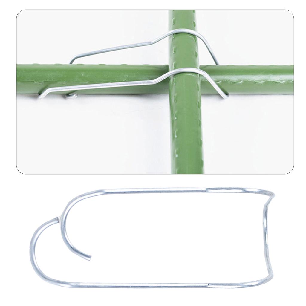50 шт. Садовый зажим для поддержки растений для вьющихся растений Прочный Легкая установка Без инструментов для уличной расстановки растений