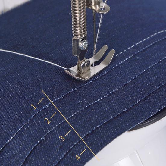 Мини-портативная швейная машина с небольшим резаком для ниток, двухскоростная легкая бытовая швейная машина