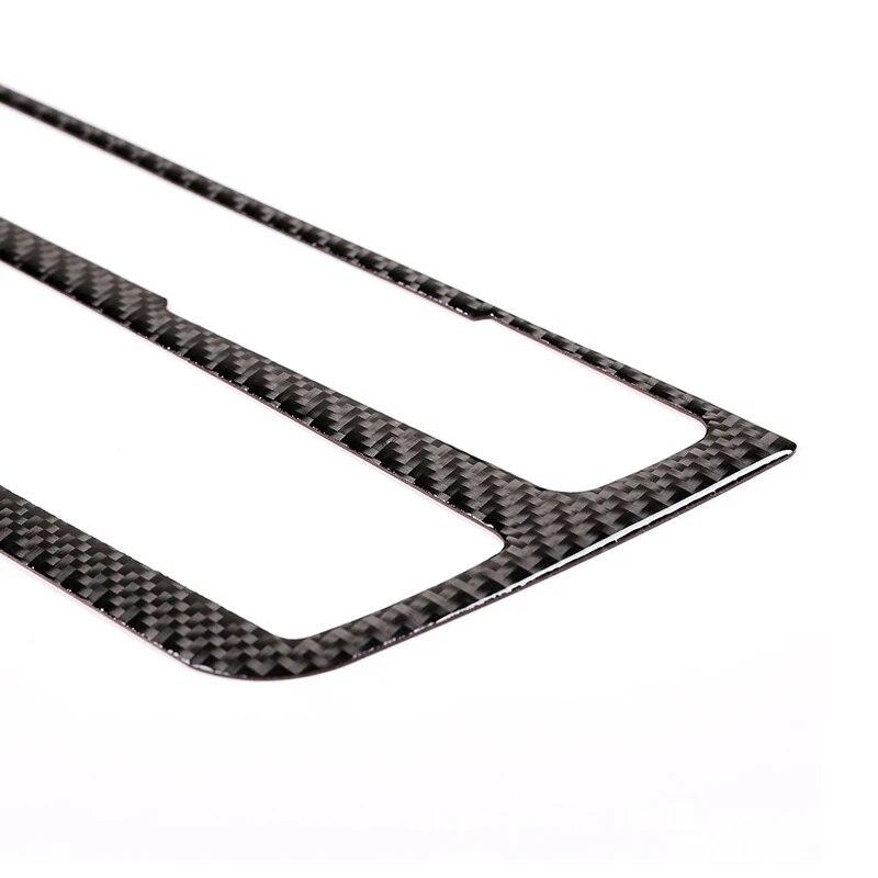 Настоящее углеродное волокно салона автомобиля, центральный компакт-диск, крышка панели управления, наклейка для BMW 3 4 серии F30 F32 2013-2018, автоаксессуары