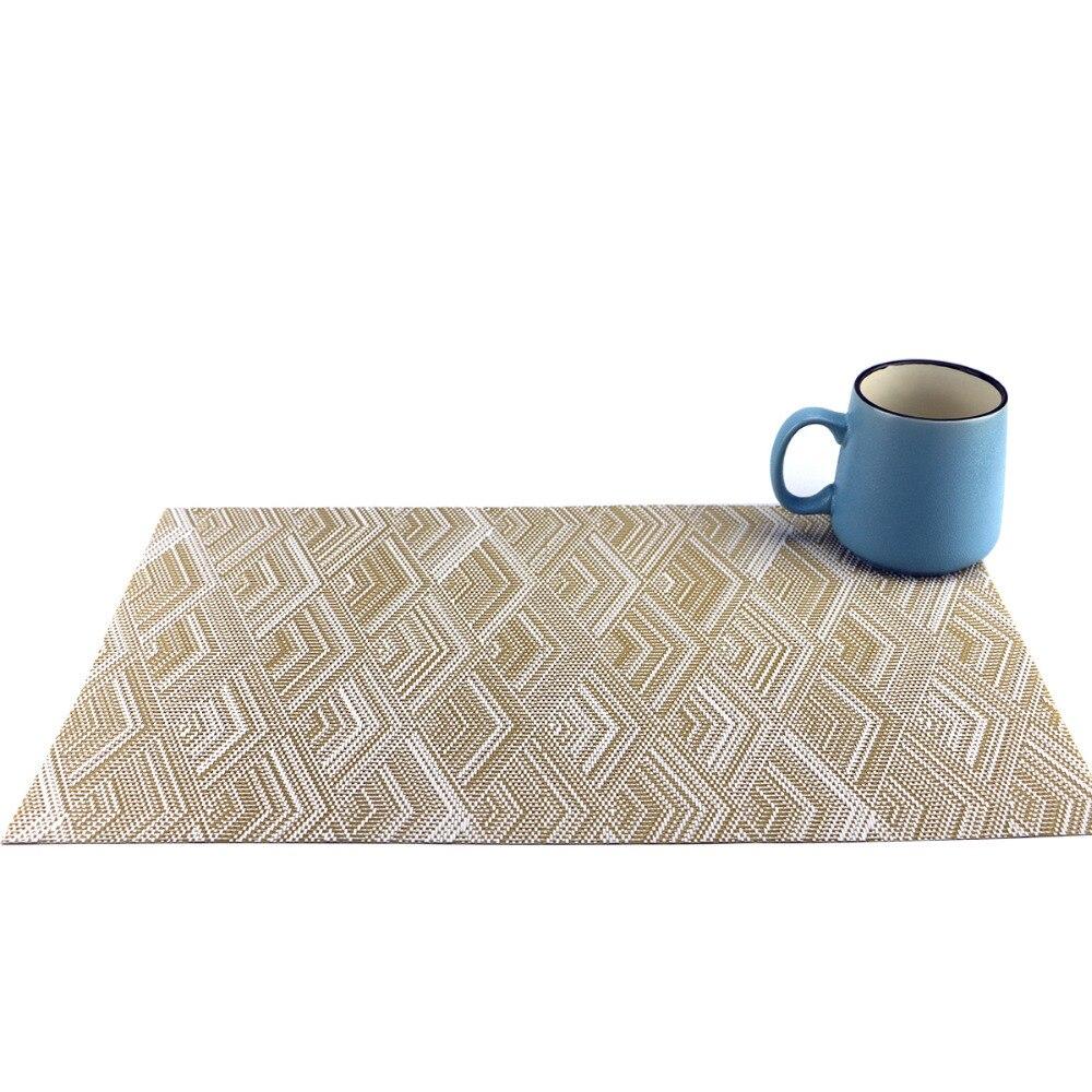 6Pcs/Set Pvc Placemat Dining Table Mats Set Table Bowl Pad Napkin Dining Table Tray Mat Coasters Kids Table Set