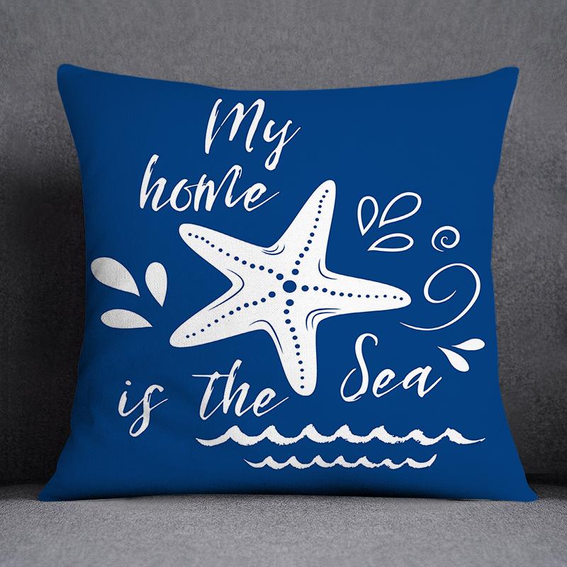 Синяя Русалка Сейлор Морская пехота, украшение для дома, наволочка, квадратная наволочка, украшение для дома и офиса, наволочка