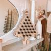 Christmas Advent Calendar Wooden Christmas Tree Bottle Holder Beer Rack Christmas Countdown Christmas Tree Wine Bottle Rack