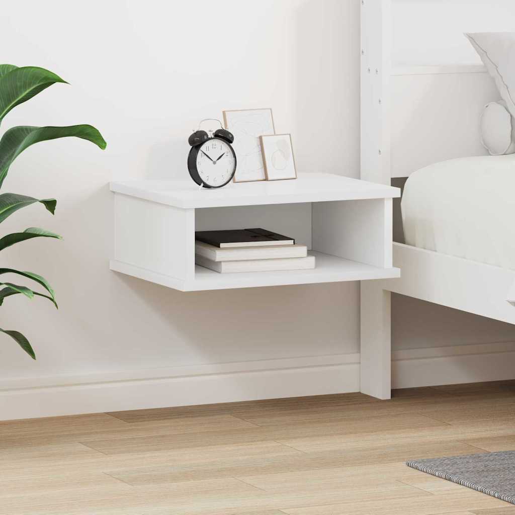 Nightstand White 40 x 31 x 15 cm Engineered Wood