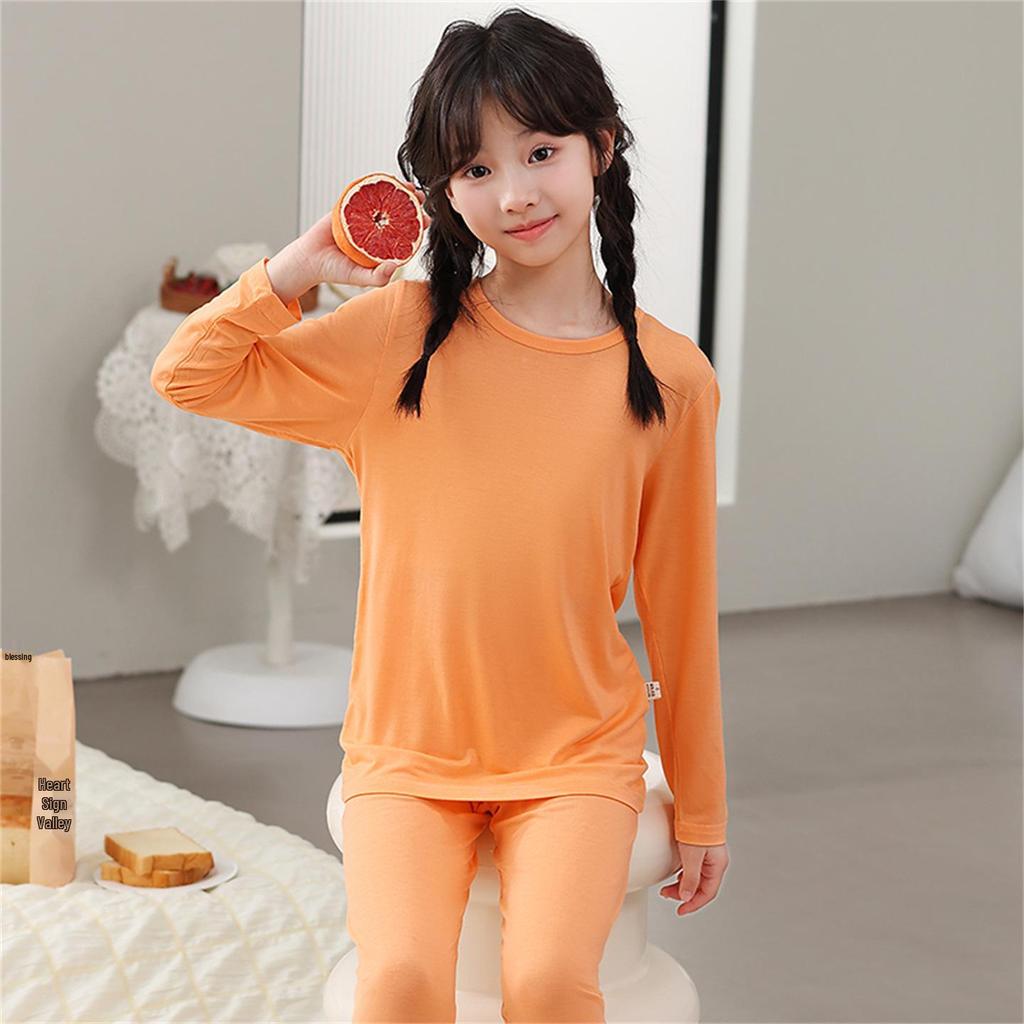 Комплект термобелья из модала для девочек - Коллекция Весна, Осень и Зима 2025 для девочек