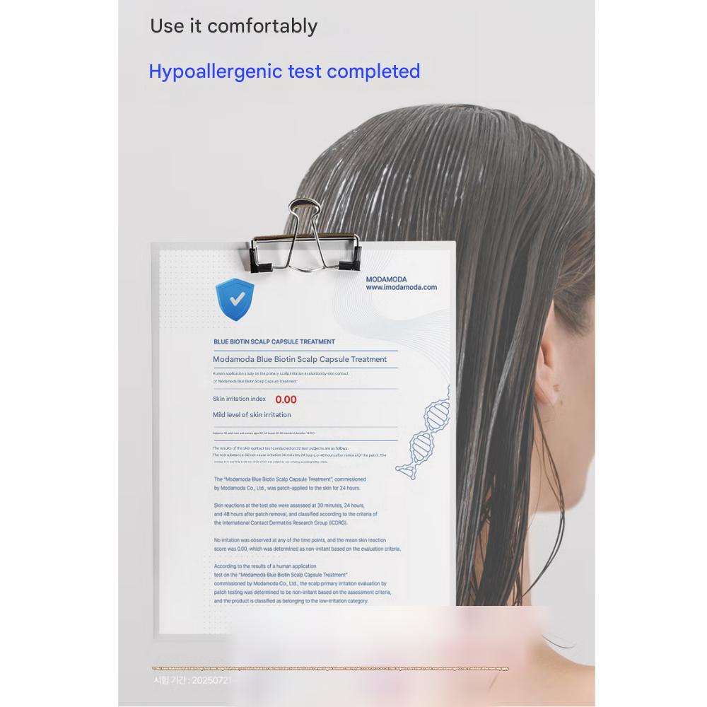 Modamoda Step02 Синий Биотиновый Капсульный Уход для Кожи Головы 200 мл/6,76 жидк. унц.. унция