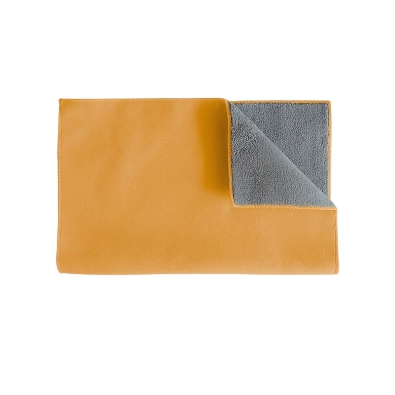 Multipurpose Suedes Car Wash Towel Thick Design High Capacity Water Absorption Quick Drying Cloth for Home