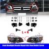 Car Front Headlight Bracket Repair Kits RS Mount For GLS GL ML-Class W166 350 400 11-15