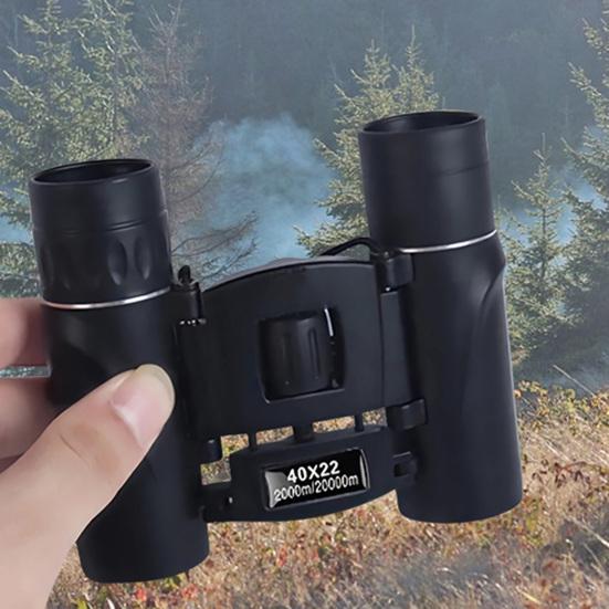 40x22 Mini Folding Binocular Telescope 2000M Long Range Portable Outdoor Travel Camping Hiking Hunting Bird Watching Concert Handheld Telescope
