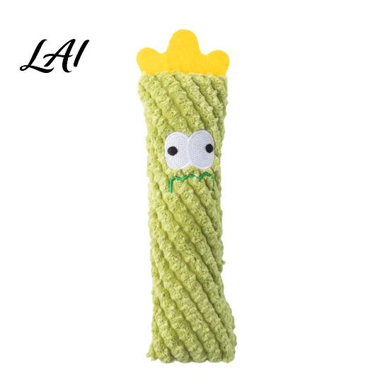Long-lasting Cat Toy Catnip Cactus Toy Stuffed Chew Soft Plush Kitten Kicker for Indoor Cats Biting Kicking Interactive