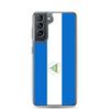 Coque Téléphone - Samsung - Galaxy S22 Ultra - Drapeau Nicaragua - Souple - Multicolore
